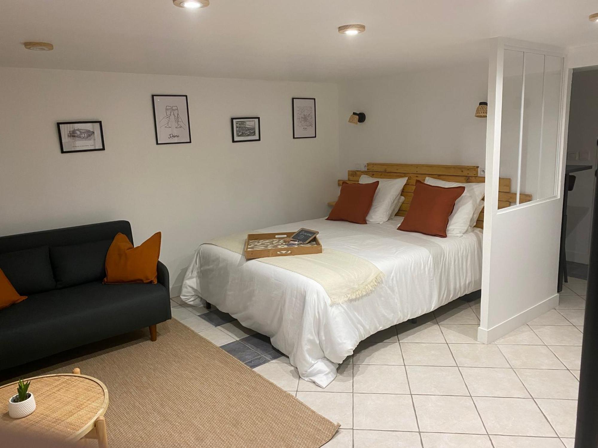 Appart Studio Rdc De Maison Avec Exterieur Proche Reims تينكو المظهر الخارجي الصورة